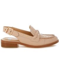 Rag & Co - Neutrals Remykin Braided Penny Strap Loafers - Lyst