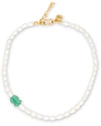 Kybele Studio - Whimsical Charm Necklace With Aventurine & Pearls - Lyst