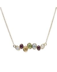 Vintouch Italy - Cosmo Gold-plated Multicolor Necklace - Lyst