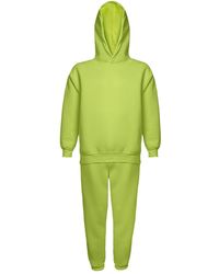 Monique Store - Hoodie & jogger Pants Neon Yellow Set - Lyst