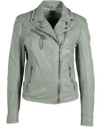 Mauritius - Moto Leather Jacket Sofia Frosty - Lyst