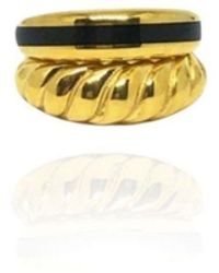 LINYA JEWELLERY - Rosa Enameled Ring - Lyst
