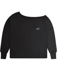 Cloud Haven - Off The Shoulder Relaxed Logo Tee - Lyst