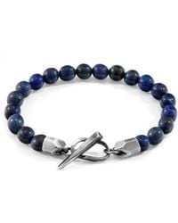 Anchor and Crew - Sodalite Tinago & Stone Beaded Bracelet - Lyst