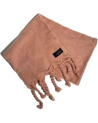 Chanel Joan Elkayam - Large Fringed Cashmere-Blend Winter Scarf Blush - Lyst