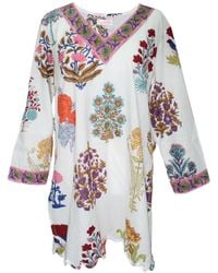Mary Marshmallow - V-Neck Scalloped Tunic - Lyst