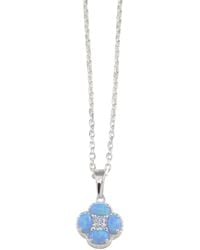 Von Treskow - Czelline Opal Clover Belcher Necklace - Lyst