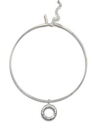 Jaredjamin - Doughnut Pendant Collar Necklace - Lyst