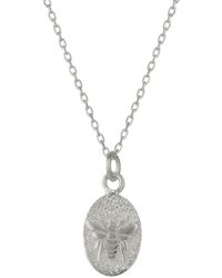 Spero London - Sterling Bee Chain Pendant Necklace - Lyst