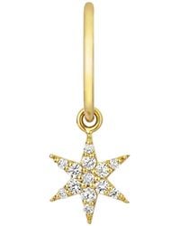 Zoe & Morgan - Mini Anahata Diamond Single Hoop - Lyst