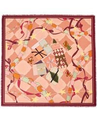 Asyii - Gift To Self Silk-Wool Square Scarf - Lyst