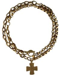 Sccollection - Madonna Chunky Cross Necklace - Lyst