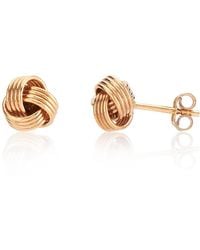 Auree - Cranley Vermeil Triple Knot Stud Earrings - Lyst