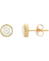 Auree - Barcelona June Birthstone Stud Earrings - Lyst