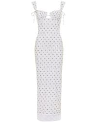 Montce - Heidi Floral Petal Long Slip Dress - Lyst