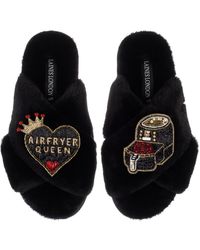 Laines London - Classic Laines X Juliet Sears Slippers With Airfryer Queen Brooches - Lyst