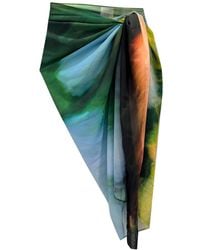 Animal - Watercolor Sarong - Lyst