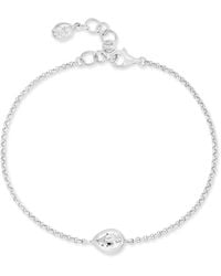 Dower & Hall - Topaz Pear Chain Bracelet - Lyst
