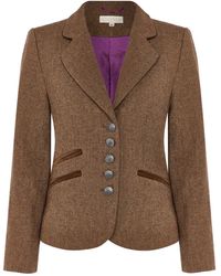 Guinea London - Herringbone Tweed Jacket - Lyst
