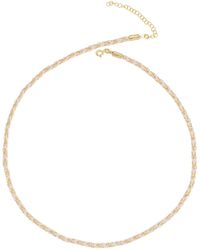 Spero London - Handmade Rope Braided Sterling Beaded Chain Necklace - Lyst