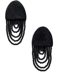 WAIWAI - Aura Glass Bead Leather Earrings - Lyst