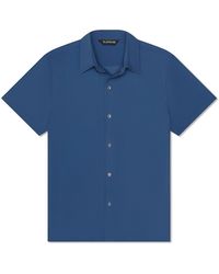 Playaluxe - Todos Santos Classic Shirt Petrol - Lyst
