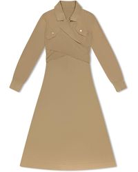 Roch Perel - Neutrals Knitted Two Piece Bolero Dress - Lyst