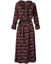 At Last - Meg Midi Dress - Lyst