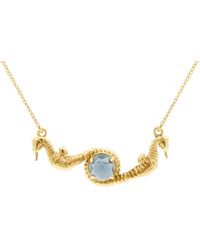 Lee Renee - Seahorse Topaz Necklace – - Lyst