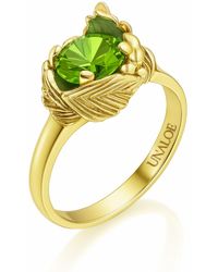 Unaloe - Sterling With-Plated Ring With Zircon Coleus– Handmade Jewelry For - Lyst