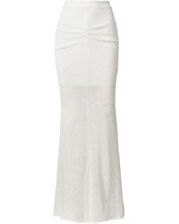Lita Couture - Sequin Ruched Maxi Skirt - Lyst