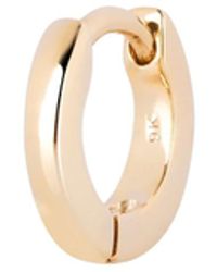 Zohreh - Teeny Wide Huggie Hoop Earring 9K - Lyst