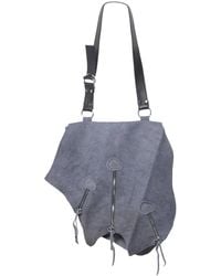 Metamorph - Asymmetric Leather Flap Bag - Lyst
