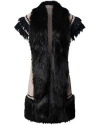 The Extreme Collection - Faux Fur Waistcoat Edward - Lyst
