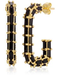 Native Gem - Glam Hoop Earrings - Lyst