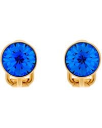 Emma Holland Jewellery - Sapphire Crystal Stud Clip Earrings - Lyst