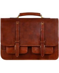 Time Resistance - Leather Briefcase Backpack Coganc Matte - Lyst