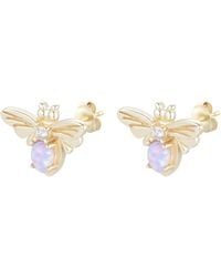 KAMARIA - Opal Bee Stud Earrings - Lyst