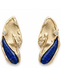 Rare Matters Jewelry - Lapis Lazuli Stud Earrings - Lyst