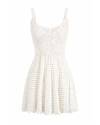 Scarlett Gasque - Isla Crochet Mini Dress - Lyst