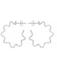 Shaded the Label - Maeve Twisted Hoop Earrings - Lyst