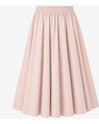 IZABELA MANDOIU - Dusty Rose Elasticated Waist Maxi Skirt - Lyst