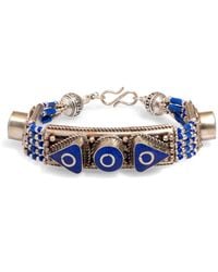 Ebru Jewelry - Nepal Design Lapis Lazuli & Bohemian Bracelet - Lyst