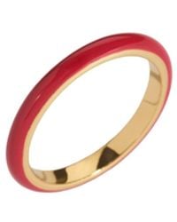 Claire Hill Designs - Cherry Enamel Ring - Lyst