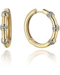 Reis Jewellery - Bone Hoop Dia - Lyst