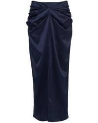 The Summer Edit - Arielle Silk Skirt - Lyst