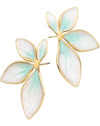 Starfish Project - Flourish Mint Leaf Earrings - Lyst