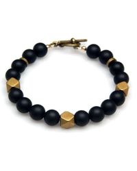Rachel Nathan - Narrow: Matte Agate Bracelet - Lyst