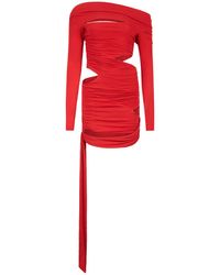 Egyptian Blue - Chilli Faux Wrap Dress - Lyst