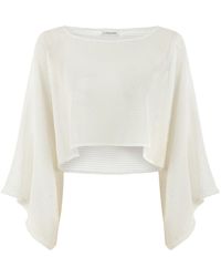 Lilamie - Carmen Loose Fit Long Sleeve Beach Blouse - Lyst